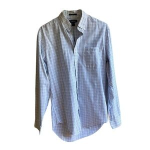 Lands End No Iron Button Down Dress Shirt Size 15.5 - 36 Tall Tailored No Iron